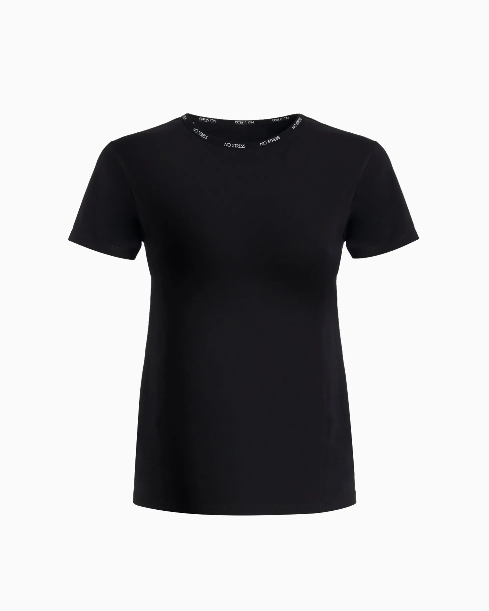 T-shirt donna no stress slim fit cotone