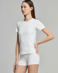 T-shirt donna no stress slim fit cotone