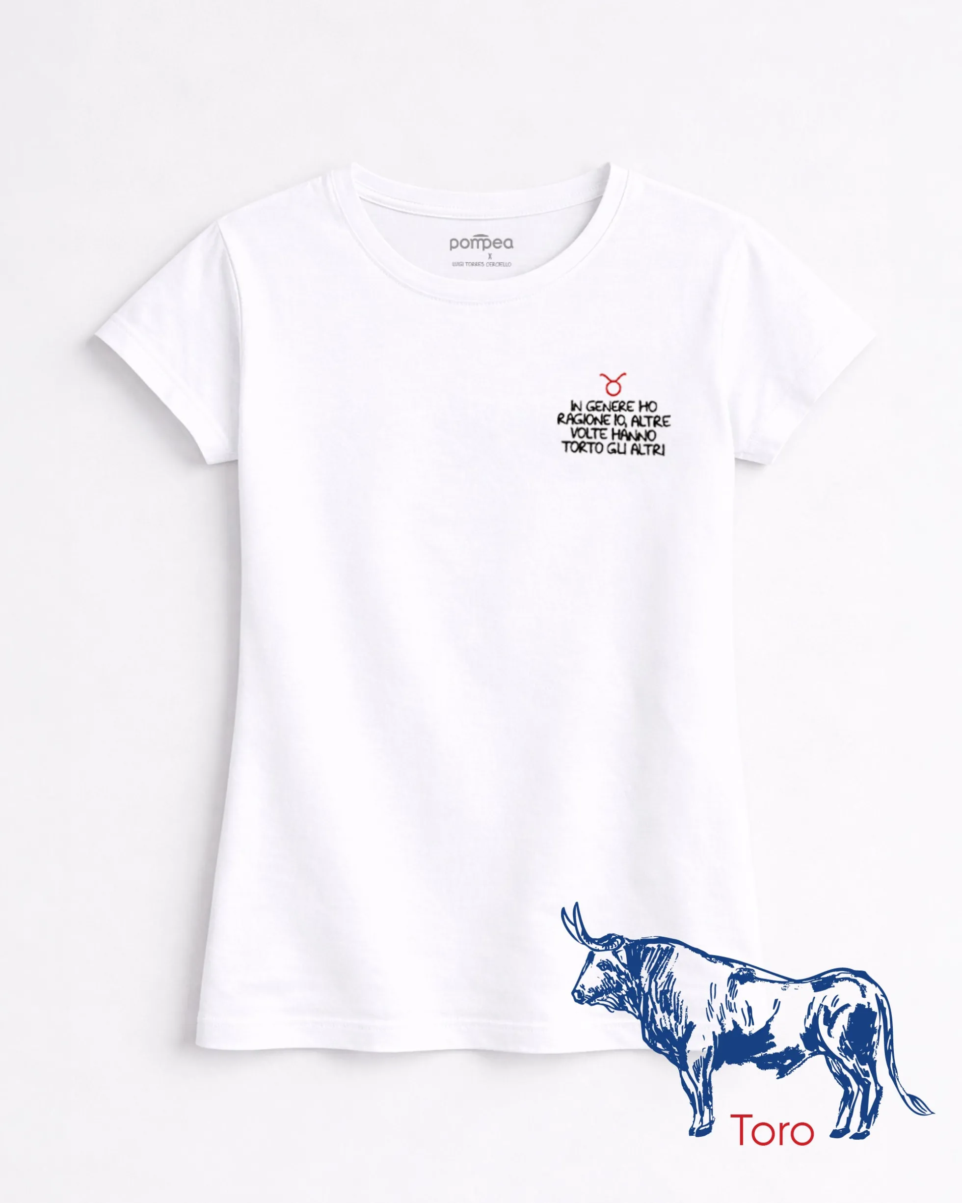 T-shirt donna "Toro" by Luigi Torres Cerciello