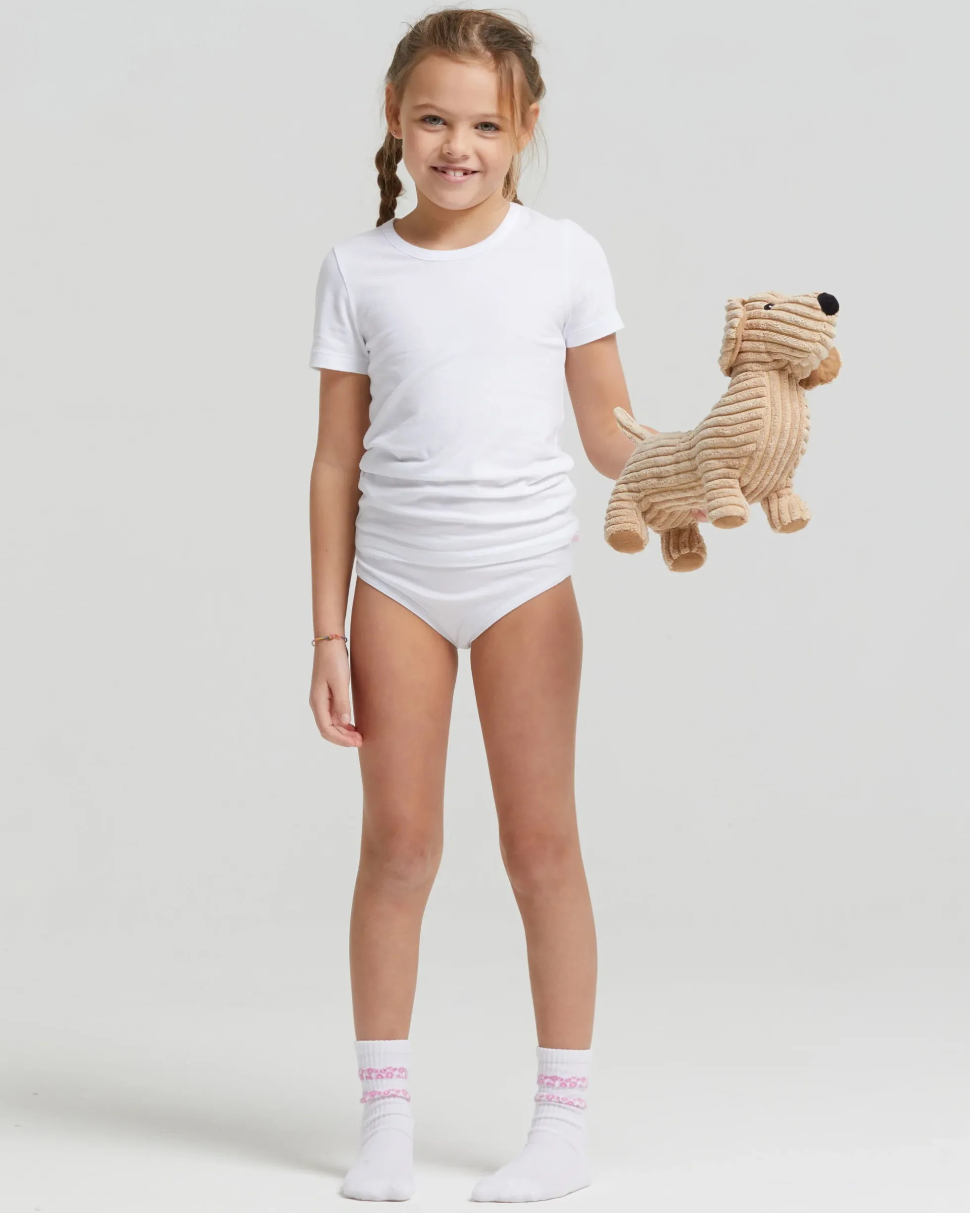 T-shirt girocollo a maniche corte unisex in caldo cotone
