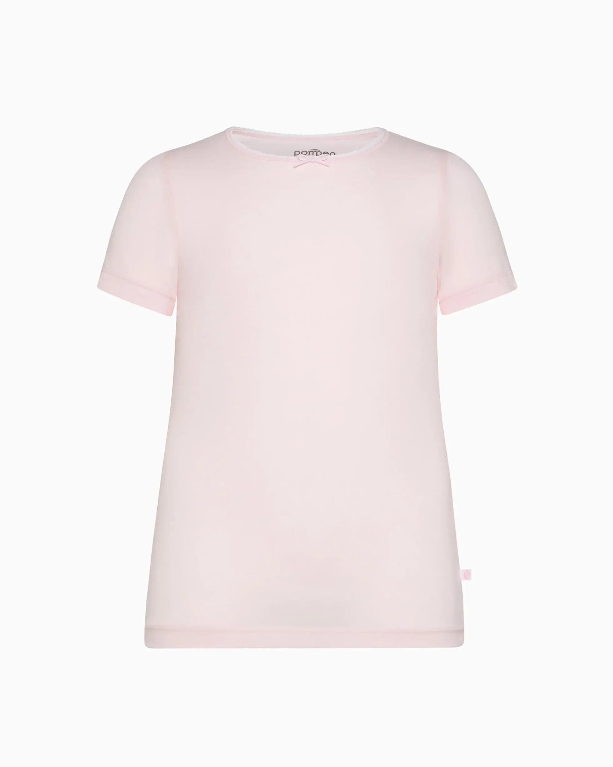 T-shirt girocollo bimba in cotone organico
