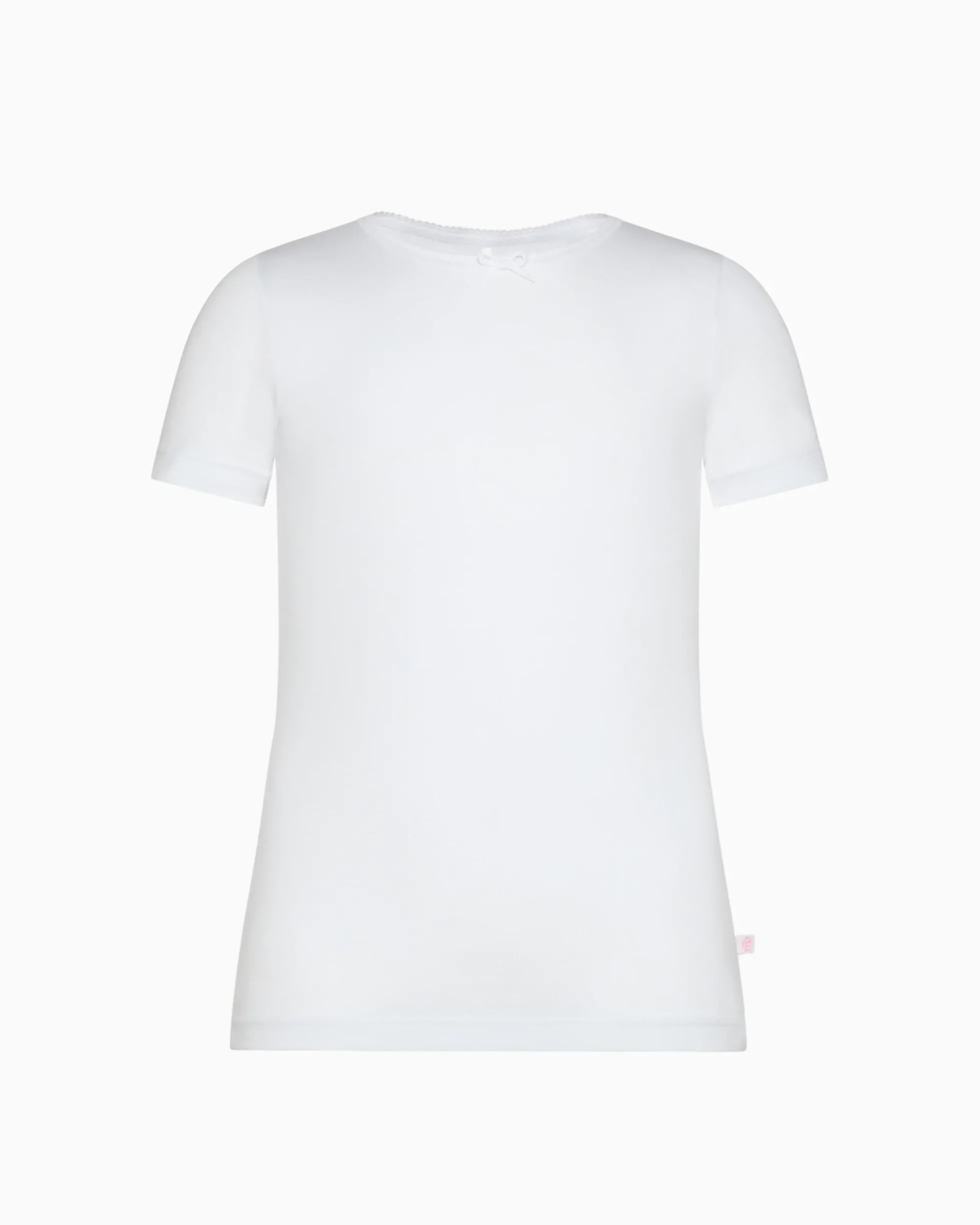 T-shirt girocollo bimba in cotone organico