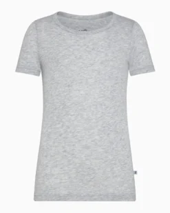 T-shirt girocollo bimbo in caldo cotone organico