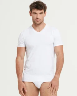 T-Shirt scollo V no stress cotone modal