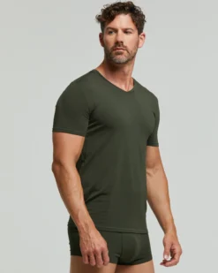 T-Shirt scollo V no stress cotone modal
