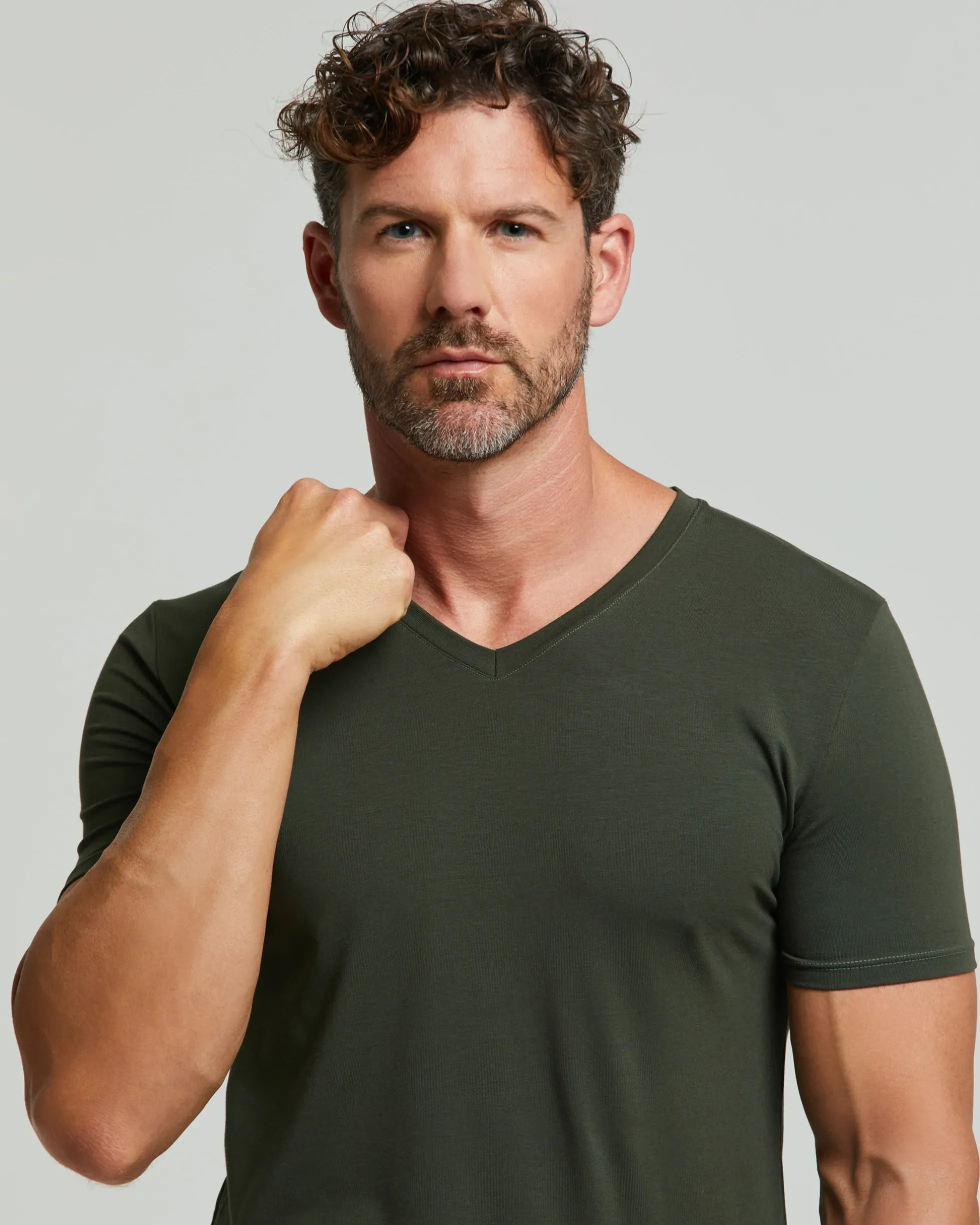 T-Shirt scollo V no stress cotone modal