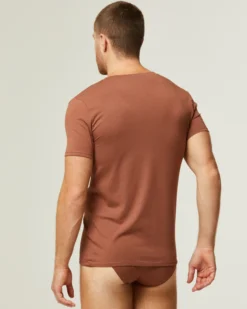 T-Shirt scollo V no stress cotone modal