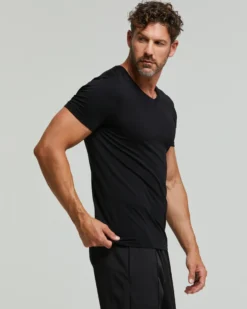 T-Shirt scollo V seamless