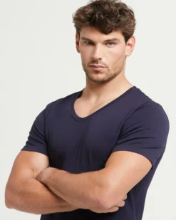 T-Shirt scollo V seamless