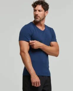 T-Shirt scollo V seamless