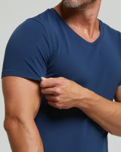 T-Shirt scollo V seamless