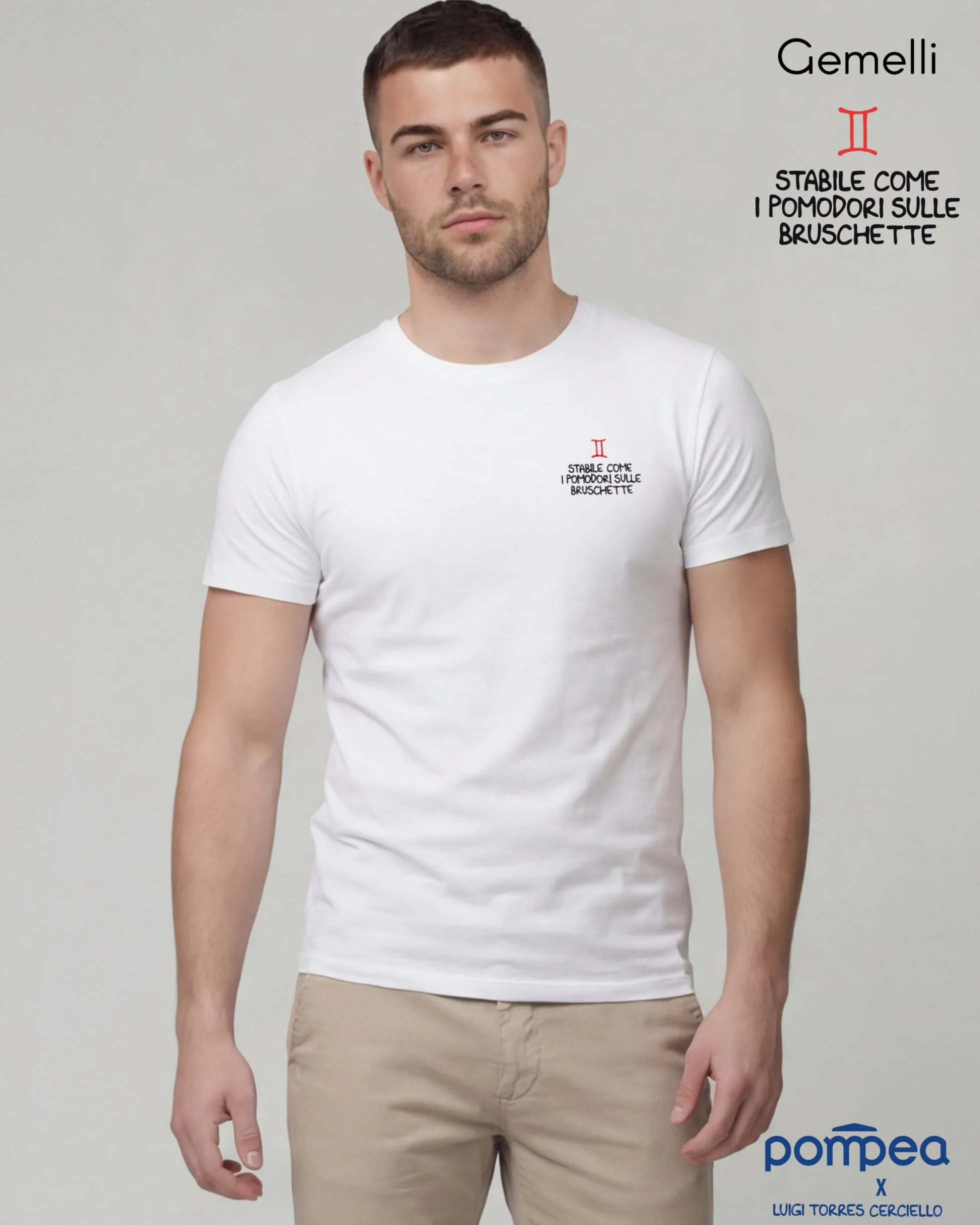 T-shirt uomo "Gemelli" by Luigi Torres Cerciello