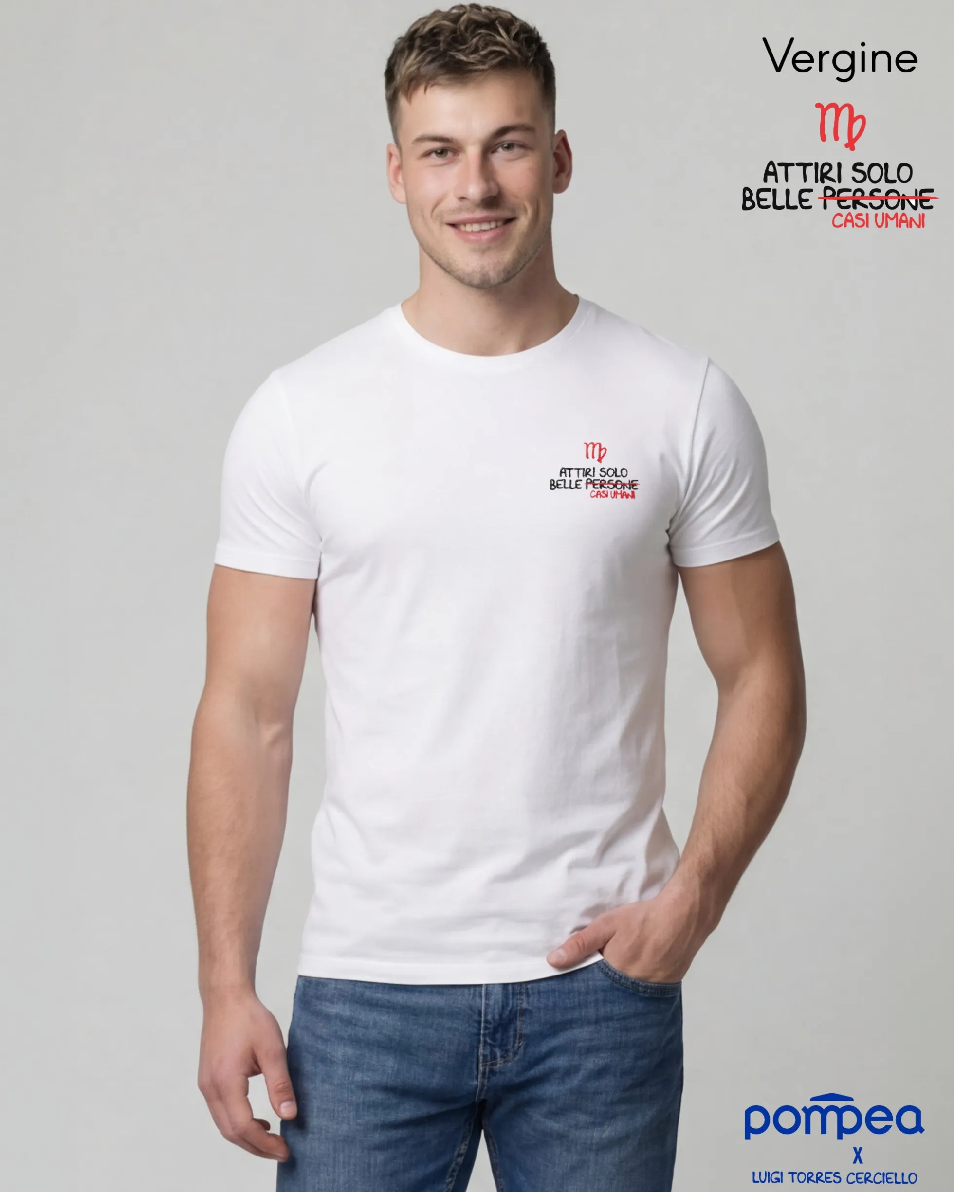 T-shirt uomo "Vergine" by Luigi Torres Cerciello